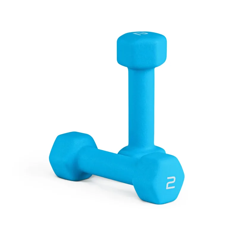 CAP Barbell Neoprene Coated Dumbbells – 2 lb Pair