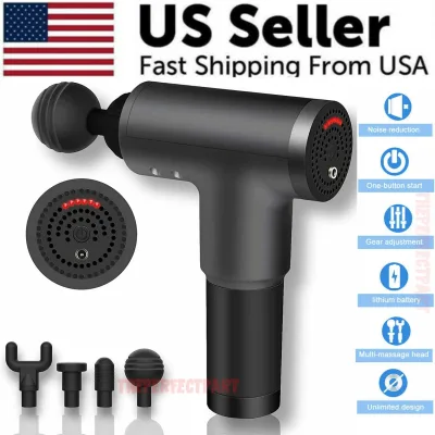 Percussion Massage Gun with 4 Heads