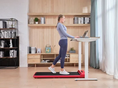 WalkingPad C2 Complete Bundle — Walking Pad, Handrail & Floor Mat